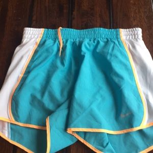 Blue and white womens Nike XS shorts